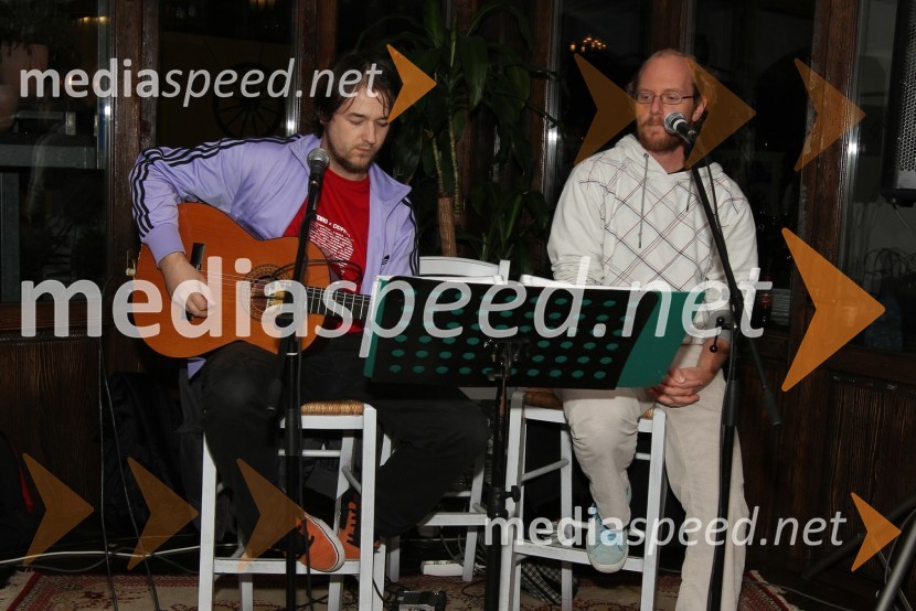 Ugo in Buh, glasbenika1.obletnica gostilne Katrca