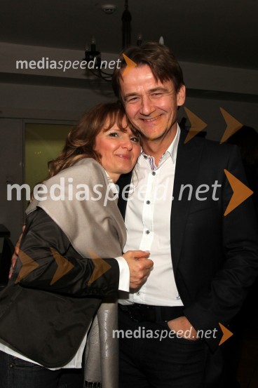 Jasmina Deu in Grega Deu1.obletnica gostilne Katrca