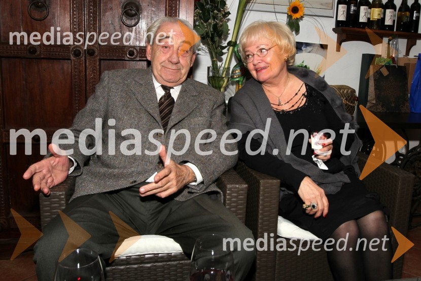 Prof. dr. Janez Prinčič, profesor, travmatolog in Manja Pečnik Vovk1.obletnica gostilne Katrca