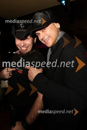 Miloš Krsmanovič, tonski tehnik in Samuel Lucas, glasbenikKoncert Samuel Lucas