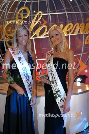 Kristina Kuhelj, Miss interneta 2006 in Maja Žižek, Miss simpatičnosti 2006Miss Slovenije 2006, finalni izbor