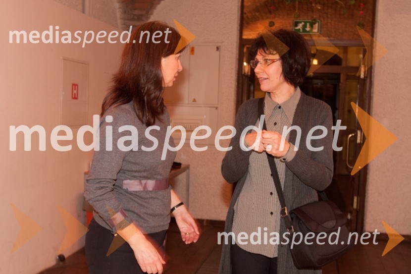 Branka Strmole Ukmar, pedagoginja in Damjana Golavšek, pevkaIzdelovanje adventnih venčkov z znanimi Slovenci