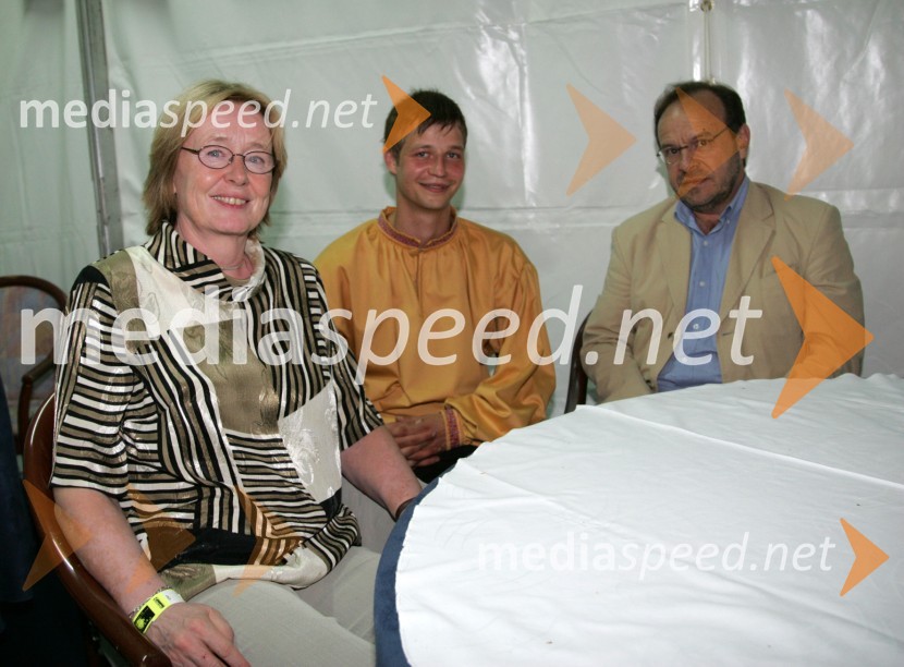 Birgitta Cecilia Maria Stenius - Mladenov, finska veleposlanica in njen mož Andrey MladenovFestival Lent 2006