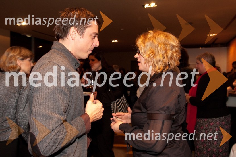 Igor Štamulak, igralec in Ivana Djilas, direktorica Prešernovega gledališča KranjMačka na vroči pločevinasti strehi, premiera v MGL