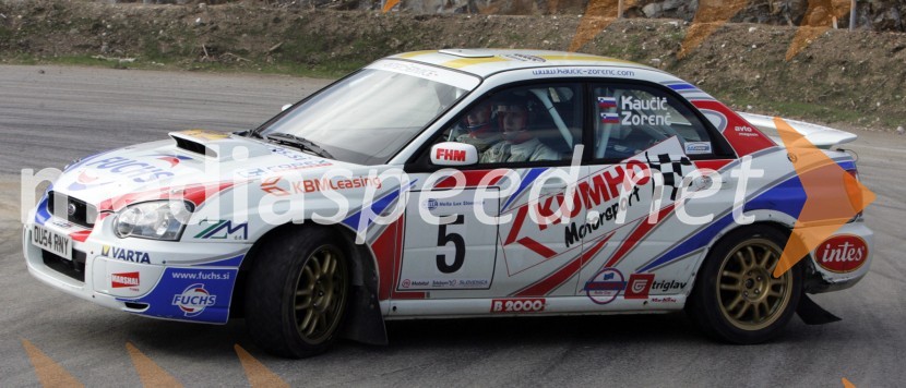 Posadka Tomaž Kaučič in Peter ZorenčRally Hella saturnus Škoda