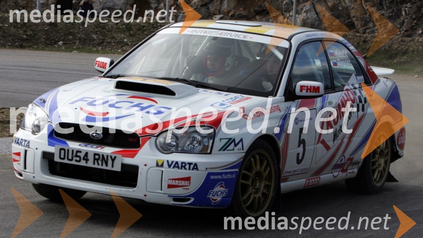 Posadka Tomaž Kaučič in Peter ZorenčRally Hella saturnus Škoda