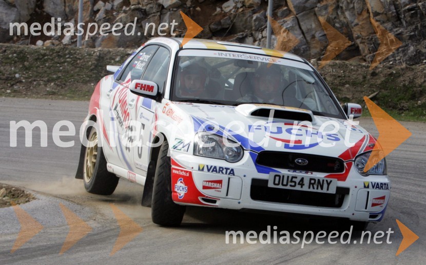 Posadka Tomaž Kaučič in Peter ZorenčRally Hella saturnus Škoda