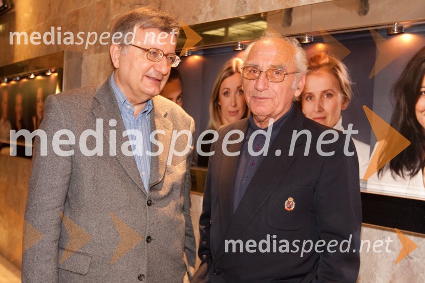 Slavko Pezdir, novinar in Vasja Predan, teatrologSovražnik ljudstva, premiera v SNG Nova Gorica