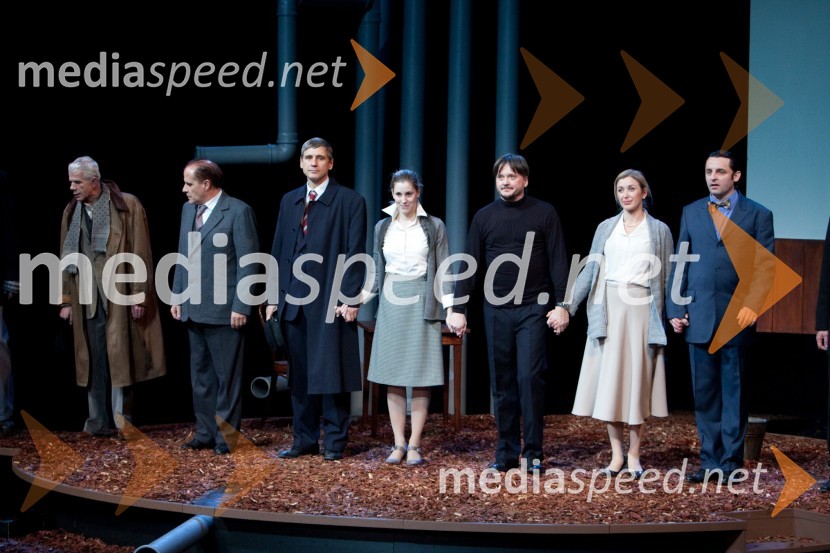 	Ivo Barišič, igralec, Milan Vodopivec, igralec, Radoš Bolčina, igralec, Nina Rakovec, igralka, Branko Šturbej, igralec, Helena Peršuh, igralka in Miha Nemec, igralecSovražnik ljudstva, premiera v SNG Nova Gorica