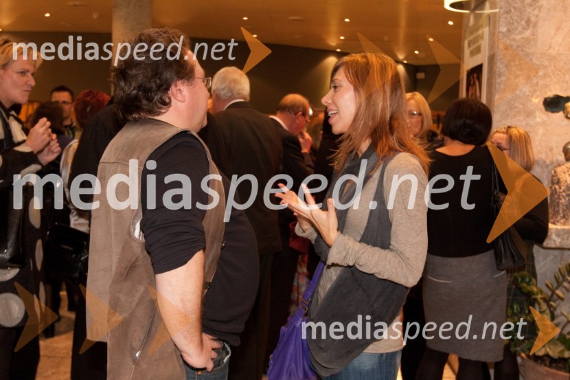 Jaša Jamnik, igralec, režiser in Alida Bevk, igralkaSovražnik ljudstva, premiera v SNG Nova Gorica