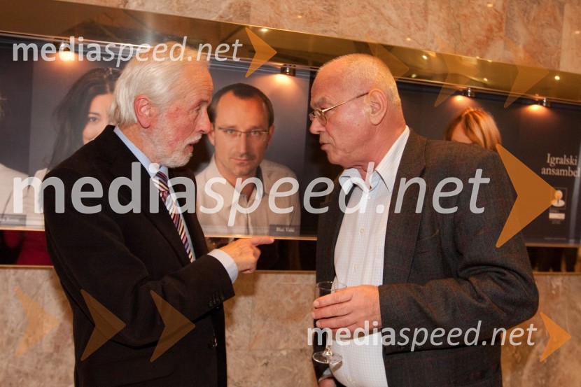 Janez Povše, režiser in Bine Matoh, igralecSovražnik ljudstva, premiera v SNG Nova Gorica