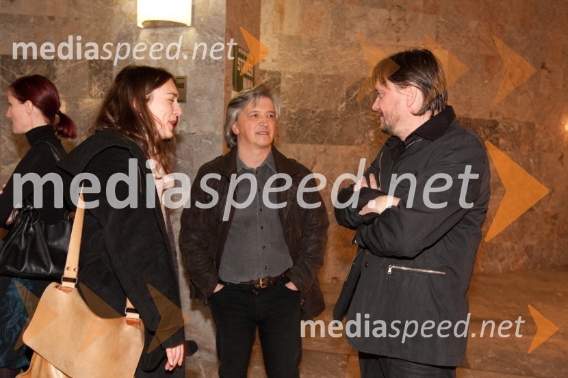 Arna Hadžialjević, igralka, Iztok Mlakar, igralec in Branko Šturbej, igralecSovražnik ljudstva, premiera v SNG Nova Gorica