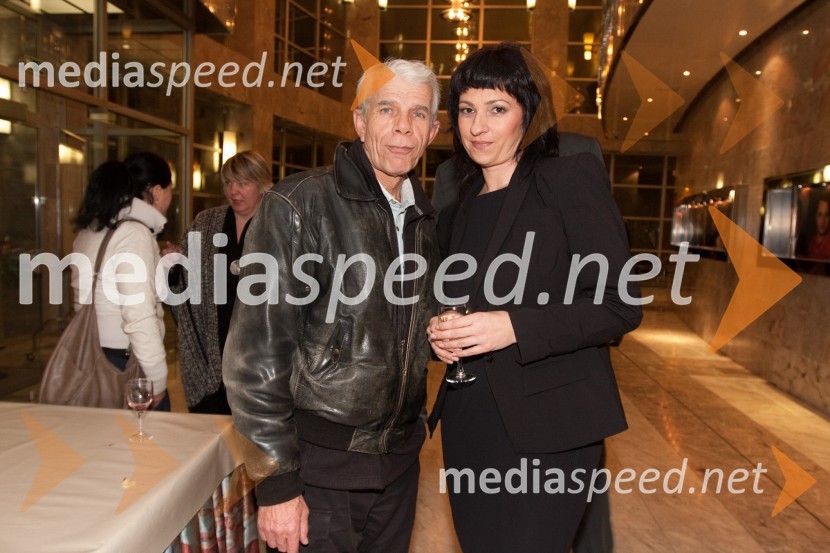 Ivo Baršič, igralec in Barbara Šinigoj, novinarkaSovražnik ljudstva, premiera v SNG Nova Gorica