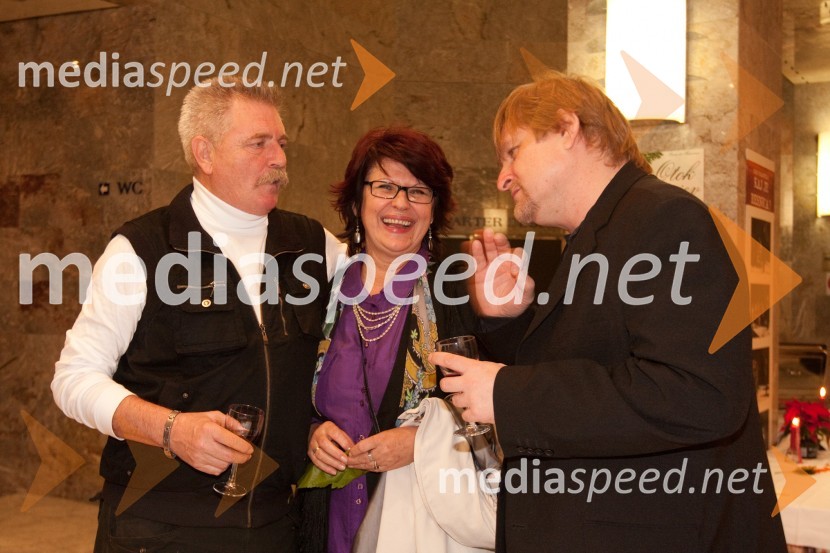 Branko Ličen, igralec soproga Slavica in ...Sovražnik ljudstva, premiera v SNG Nova Gorica