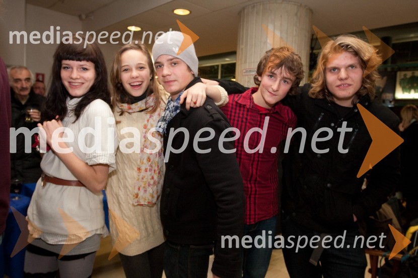 Pia Korbar, Gaja Pegan Nahtigal, Tadej Koren Šmid, Matevž Štular in Erik OprešnikPodelitev Zlate role ustvarjalcem filma Gremo mi po svoje