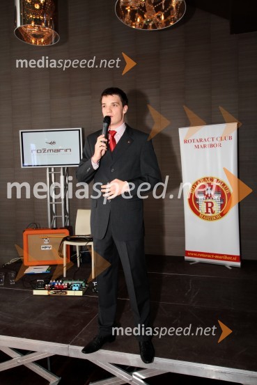 Mitja Šeško, predsednik Rotaract club MariborDobrodelna dražba Rotaract cluba Maribor