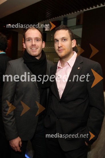 Matej Ipavec in Mitja GrušovnikDobrodelna dražba Rotaract cluba Maribor