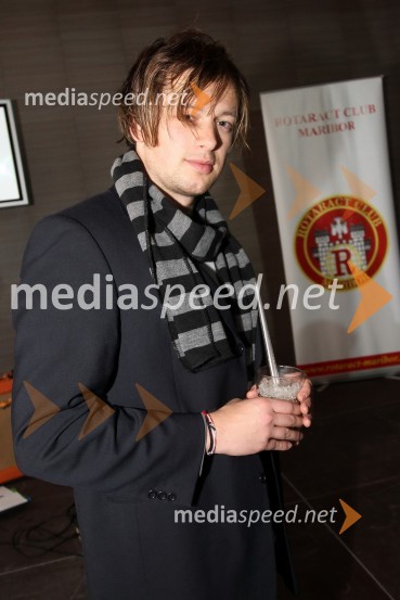 Sašo Sandič, kitaristDobrodelna dražba Rotaract cluba Maribor