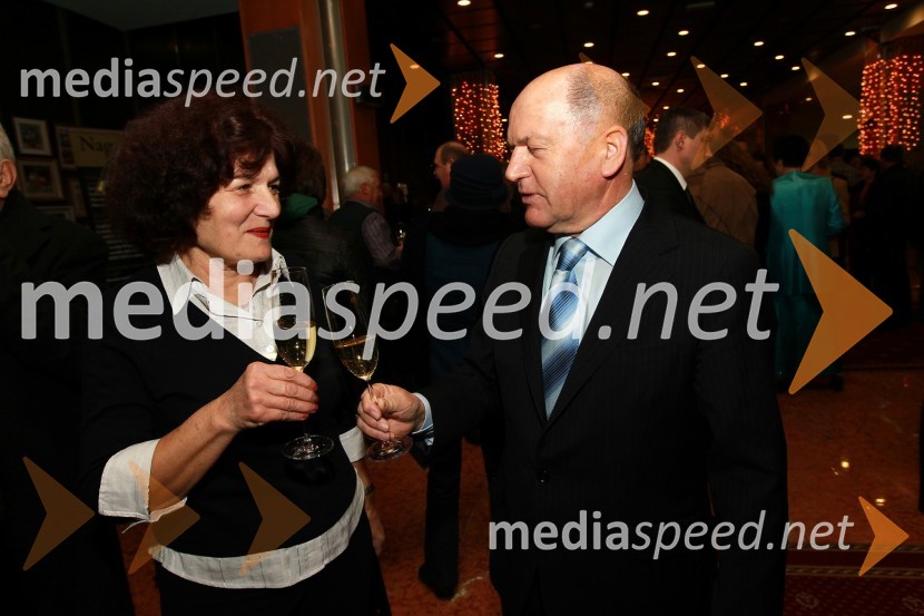 Ivanka in Vinko RousDobrodelni Miklavžev koncert Big benda Glasbene šole Gornja Radgona z Otom Pestnerjem