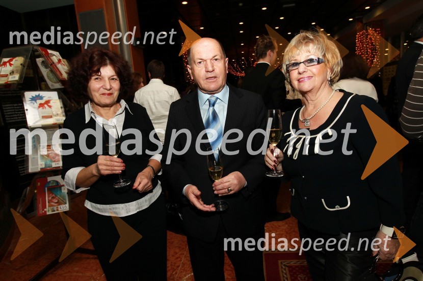 Ivanka Rous, Vinko Rous in Majda ŠmidDobrodelni Miklavžev koncert Big benda Glasbene šole Gornja Radgona z Otom Pestnerjem