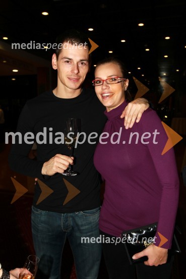 Tina Petelin, Miss Slovenije 2009 in fant Adam VengustDobrodelni Miklavžev koncert Big benda Glasbene šole Gornja Radgona z Otom Pestnerjem