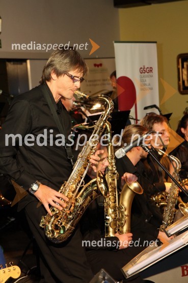 Zdravko Zimič, saksofonistDobrodelni Miklavžev koncert Big benda Glasbene šole Gornja Radgona z Otom Pestnerjem