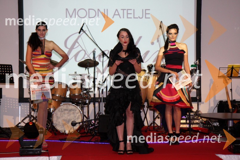 Sandra Skutnik, druga spremljevalka Miss Slovenije 2010, Maja Martina Merljak, igralka in povezovalka prireditve ter Jana Koteska, manekenkaSvečana prednovoletna zabava Agencije Ekskluzivno ter predstavitev koledarja Ledenovroče 2011