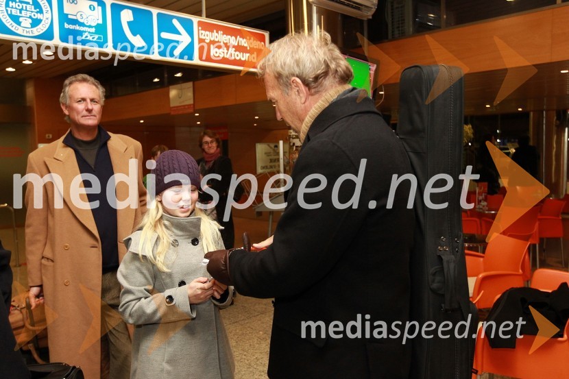 Kevin Costner, ameriški igralec in glasbenikKevin Costner pristal v Sloveniji