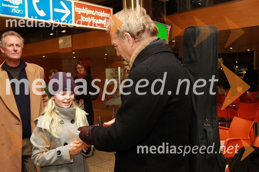 Kevin Costner, ameriški igralec in glasbenikKevin Costner pristal v Sloveniji