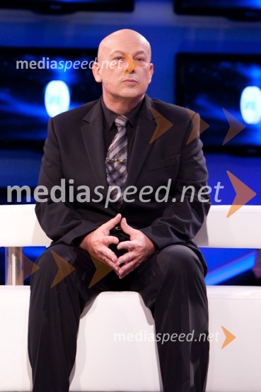 Ivo Godnič, igralec in komentator oddajeBig brother slavnih - zmagovalec je Jože Činč