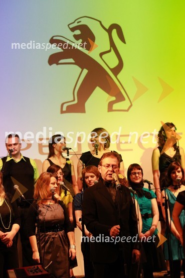 Tomaž Kozlevčar in Perpetuum JazzilePeugeot Slovenija, prednovoletni sprejem za novinarje