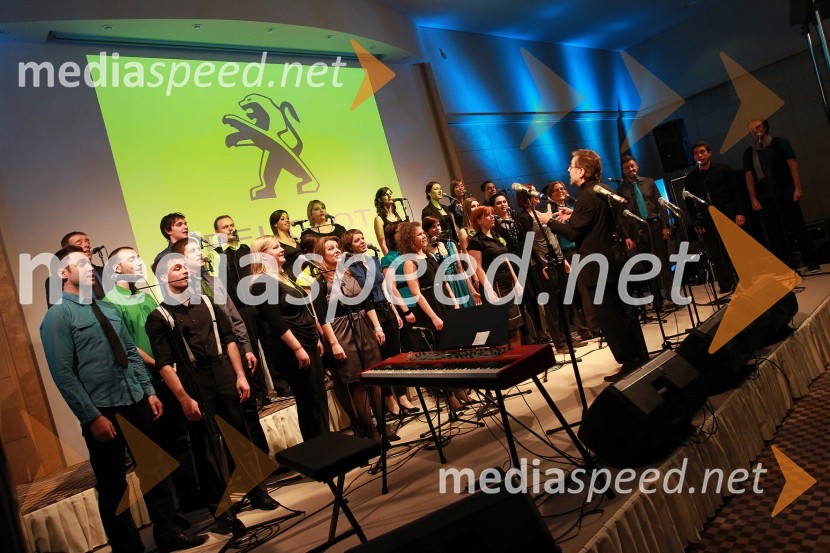 Tomaž Kozlevčar in Perpetuum JazzilePeugeot Slovenija, prednovoletni sprejem za novinarje
