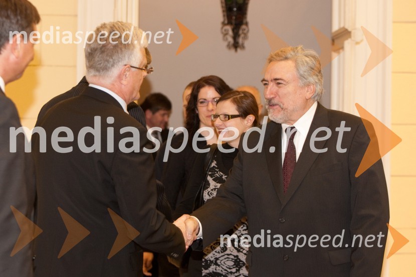 	Pavel Gantar, predsednik Državnega zbora Republike Slovenije in ...Sprejem treh predsednikov za novinarje in urednike