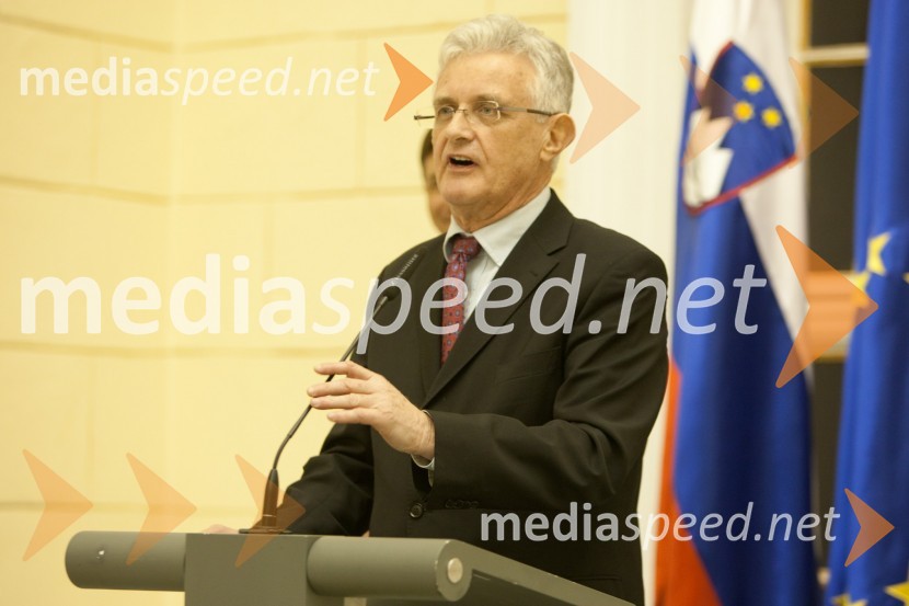 Pavel Gantar, predsednik Državnega zbora Republike SlovenijeSprejem treh predsednikov za novinarje in urednike