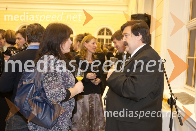 Sprejem treh predsednikov za novinarje in urednike