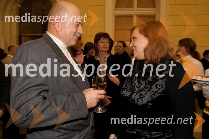Sprejem treh predsednikov za novinarje in urednike