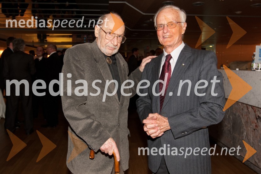 Vlado Šlamberger, nekdanji novinar in ...Športnika leta 2010 sta Tina Maze in Dejan Zavec