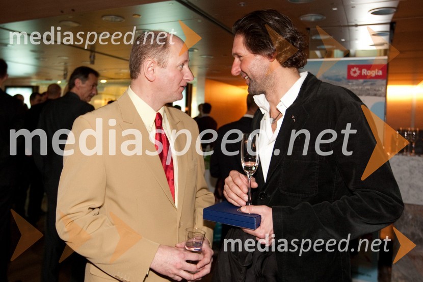 ... in Andrea Massi, trener in vodja ekipe Tine MazeŠportnika leta 2010 sta Tina Maze in Dejan Zavec