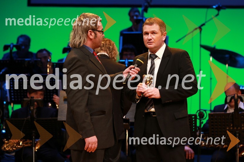 Boštjan Janežič, novinar in Matjaž Kek, selektor slovenske nogometne reprezentanceŠportnika leta 2010 sta Tina Maze in Dejan Zavec