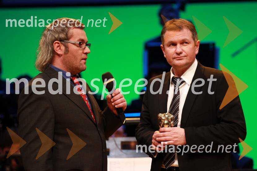 Boštjan Janežič, novinar in Matjaž Kek, selektor slovenske nogometne reprezentanceŠportnika leta 2010 sta Tina Maze in Dejan Zavec