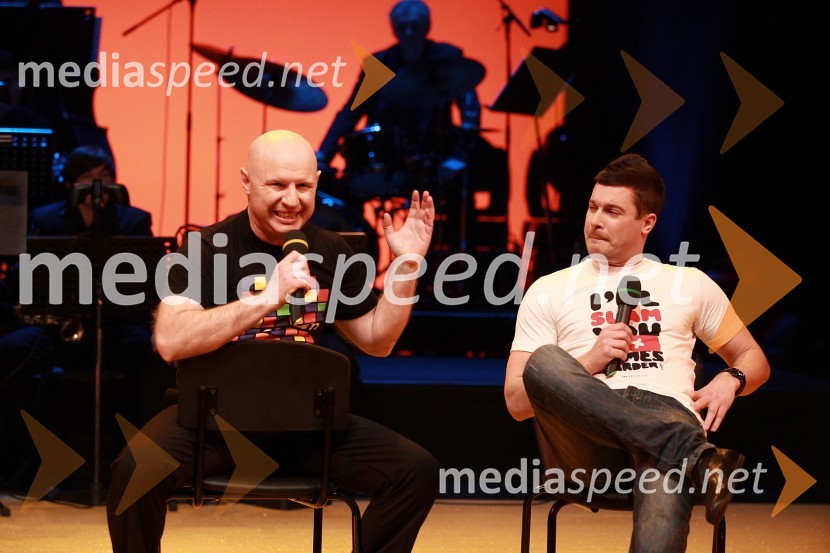 Mladen Pahovič in Klemen Bučan, komikaŠportnika leta 2010 sta Tina Maze in Dejan Zavec