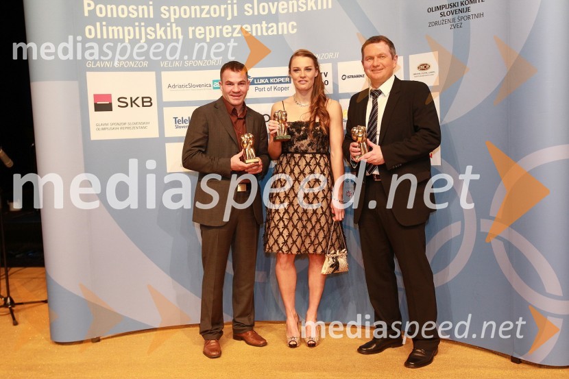 Dejan Zavec, boksar in športnik leta 2010, Tina Maze, smučarka in športnica leta 2010 ter Matjaž Kek, selektor slovenske nogometne reprezentanceŠportnika leta 2010 sta Tina Maze in Dejan Zavec