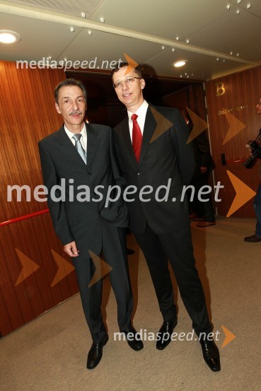 Miha Žibrat, športni komentator in Igor Lukšič, minister za šolstvo in športŠportnika leta 2010 sta Tina Maze in Dejan Zavec