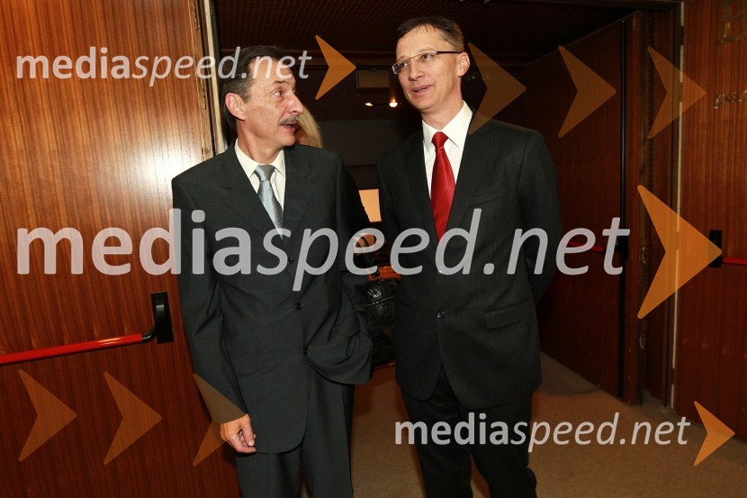 Miha Žibrat, športni komentator in Igor Lukšič, minister za šolstvo in športŠportnika leta 2010 sta Tina Maze in Dejan Zavec