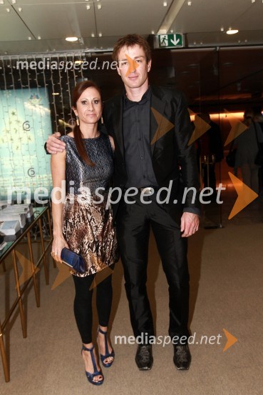 Iztok Čop, veslač in soproga PetraŠportnika leta 2010 sta Tina Maze in Dejan Zavec