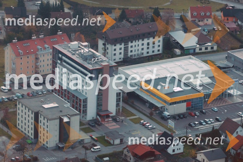 Žito in Sončni dom na PobrežjuMaribor in okolica iz zraka