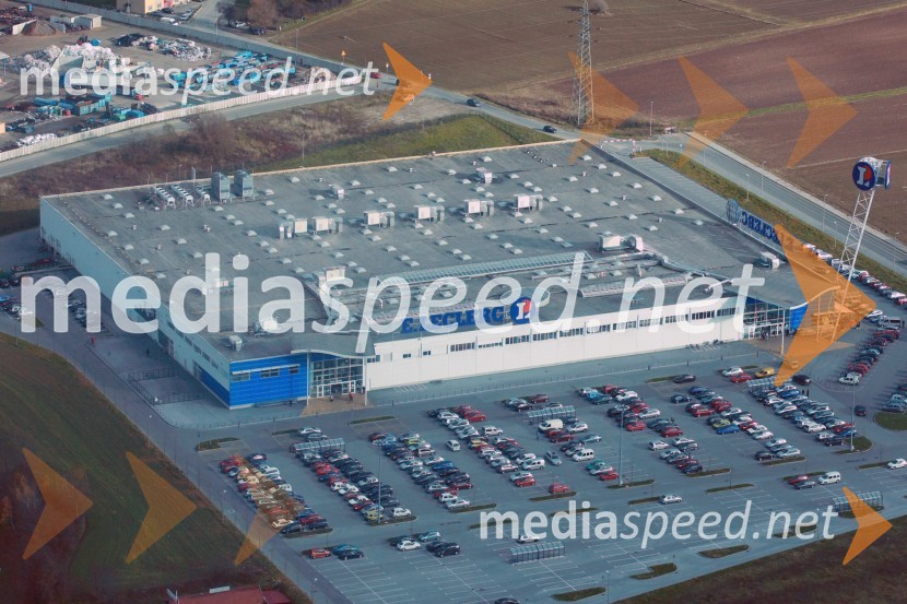 Trgovski center LeclercMaribor in okolica iz zraka