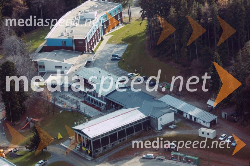 Hotel Bellevue na PohorjuSlovenija iz zraka