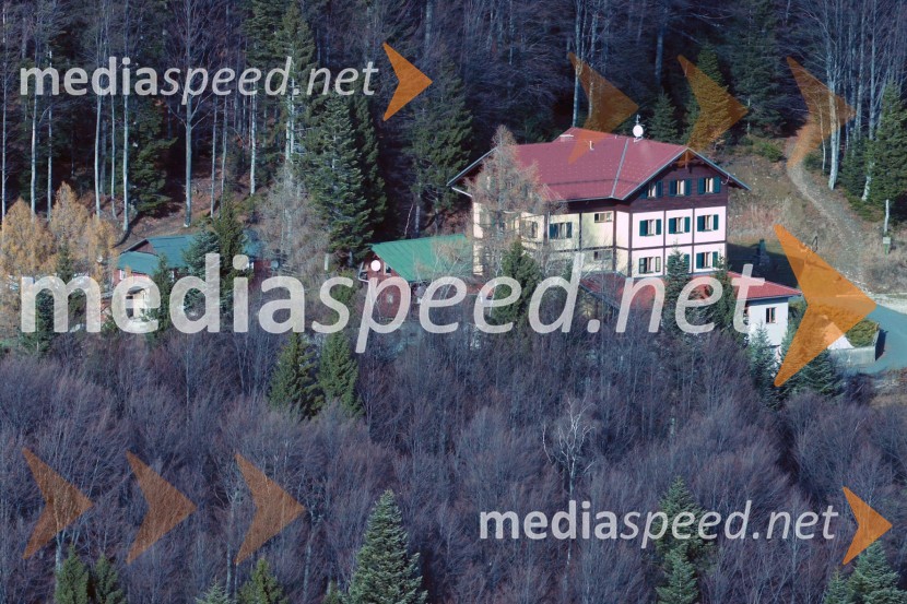 Hotel Zarja na PohorjuSlovenija iz zraka
