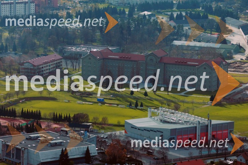 Vojašnica generala MaistraSlovenija iz zraka